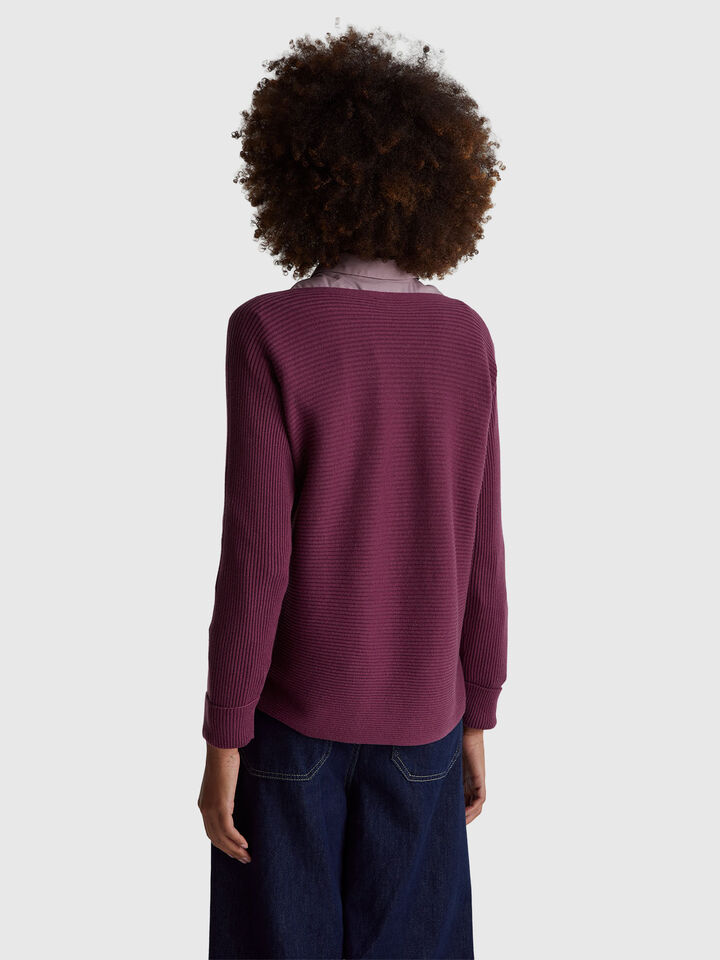 BOAT-NECK SWEAT.L/S Women image number 2
